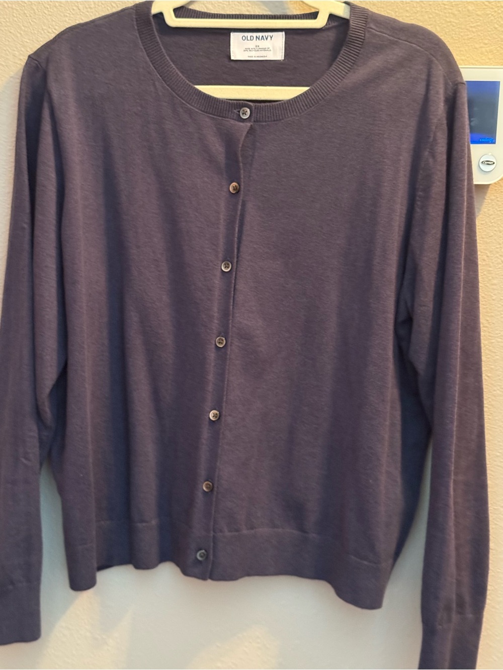 Old Navy Women's Dark Navy Button -Up Cardigan Sweater